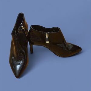 Vince Camuto Black Patent Dress Boots